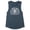 Antique Denim, variant on Hell Was Boring Women's Muscle Tank Medium Black