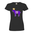 thumbnail image 1 of Womens Goat James G.O.A.T. King Deluxe Soft T-Shirt, 1 of 1