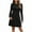 Black Sweater Dress, variant on Winter Dresses for Women 2025,Long Sleeve Petite Sweater Dress,Knee Length Bodycon Fall Wedding Guest Dress
