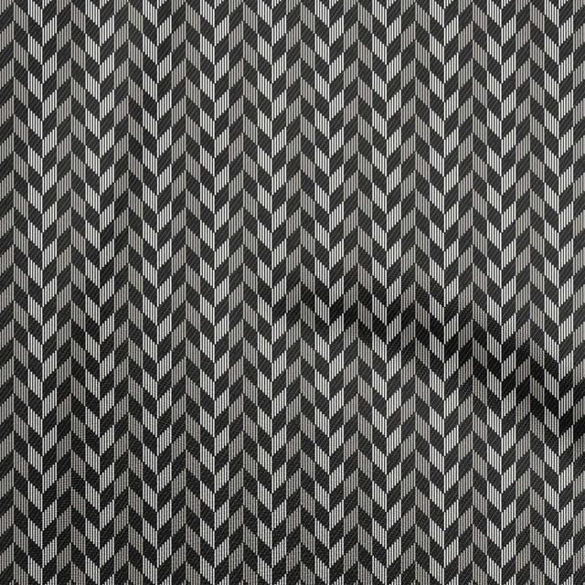 oneOone Georgette Viscose Black Fabric Geometric Fabric For Sewing Printed Craft Fabric By The Yard 42 Inch Wide