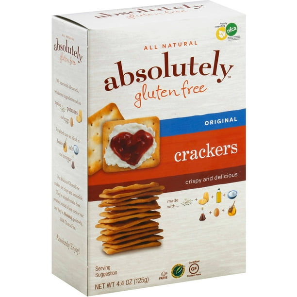 Absolutely Gluten Free Original Crackers, 4.4 oz, (Pack of 12