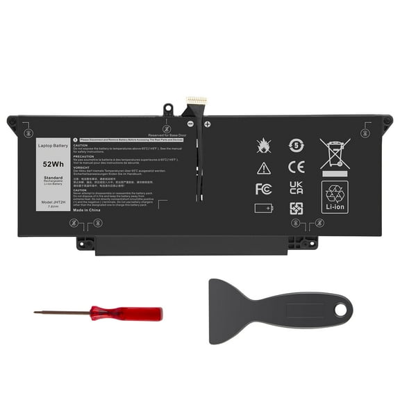 JHT2H Laptop Battery Compatible with Dell Latitude 7310 7410 Series Notebook 04V5X2 0HRGYV 07CXN6 0YJ9RP 009YYF 7.6V 52Wh