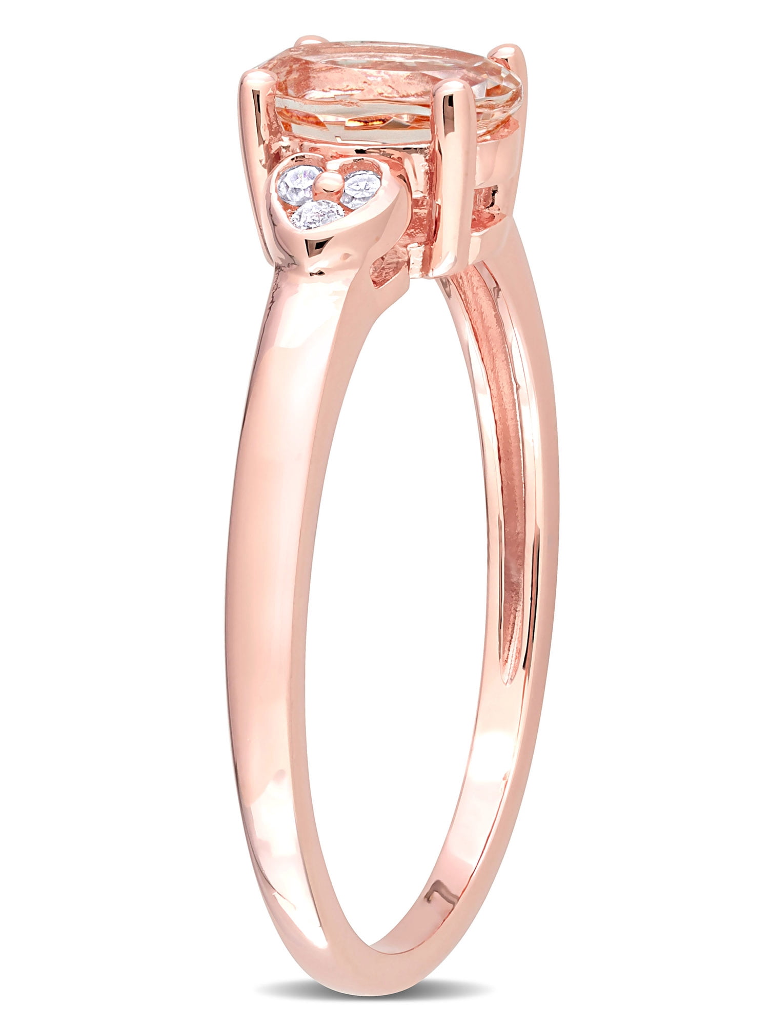 Everly Women's Morganite Rose Gold Plated Ring