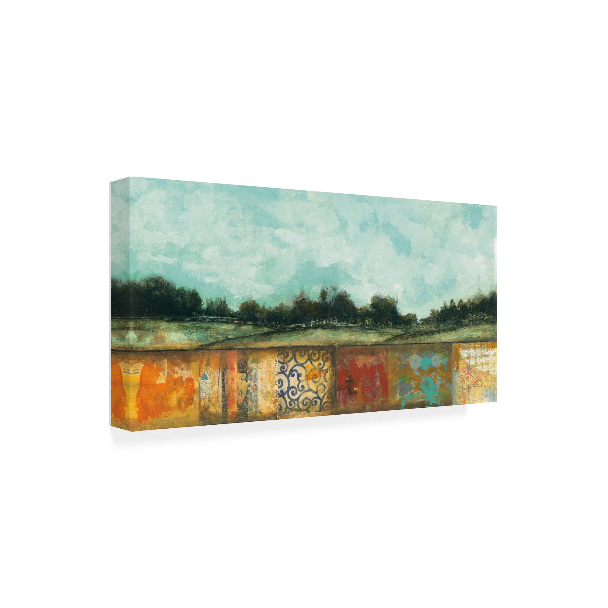Trademark Fine Art 'Everywhere' Canvas Art by Cheryl Warrick