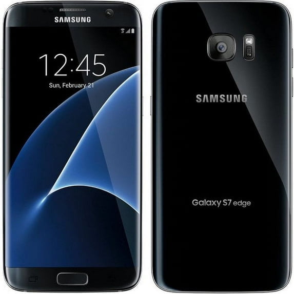Pre-Owned Samsung Galaxy S7 Edge G935 Verizon and GSM Unlocked Black 32GB (Scratch and Dent)