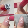 thumbnail image 6 of 15 Pack Reusable Nail Art Stamping Pen Set, Multi‑Shape Metal Pattern Heads Manicure Print Tool, Aluminum Alloy Nail Dotting Stamper for DIY Home Salon Creative Nail Art Decor Supplies, 6 of 7