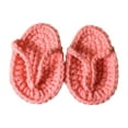 thumbnail image 4 of Zapatillas hechas a mano para sesión de fotos de bebés recién nacidos, accesorios de fotografía de sólidos divertidos, zapatos para niños pe Rosa Baoblaze zapatilla foto prop, 4 of 8