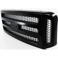 thumbnail image 2 of Grille Assembly Compatible With 2005-2007 Ford F-250 Super Duty F-350 Painted Black Shell and Insert, 2 of 3