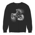 thumbnail image 5 of Flying Eagle Portrait Sweatshirt Soaring Patriotic Symbol of Freedom American Bird Wings Wildlife Nature Crewneck, 5 of 7