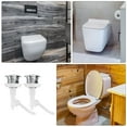 thumbnail image 4 of KAKOWELY 2Pcs Toilet Water Tank Push Buttons Sturdy Push Button Rod Closestool Tank Switch,4.72"X2.17"X2.17", 4 of 5