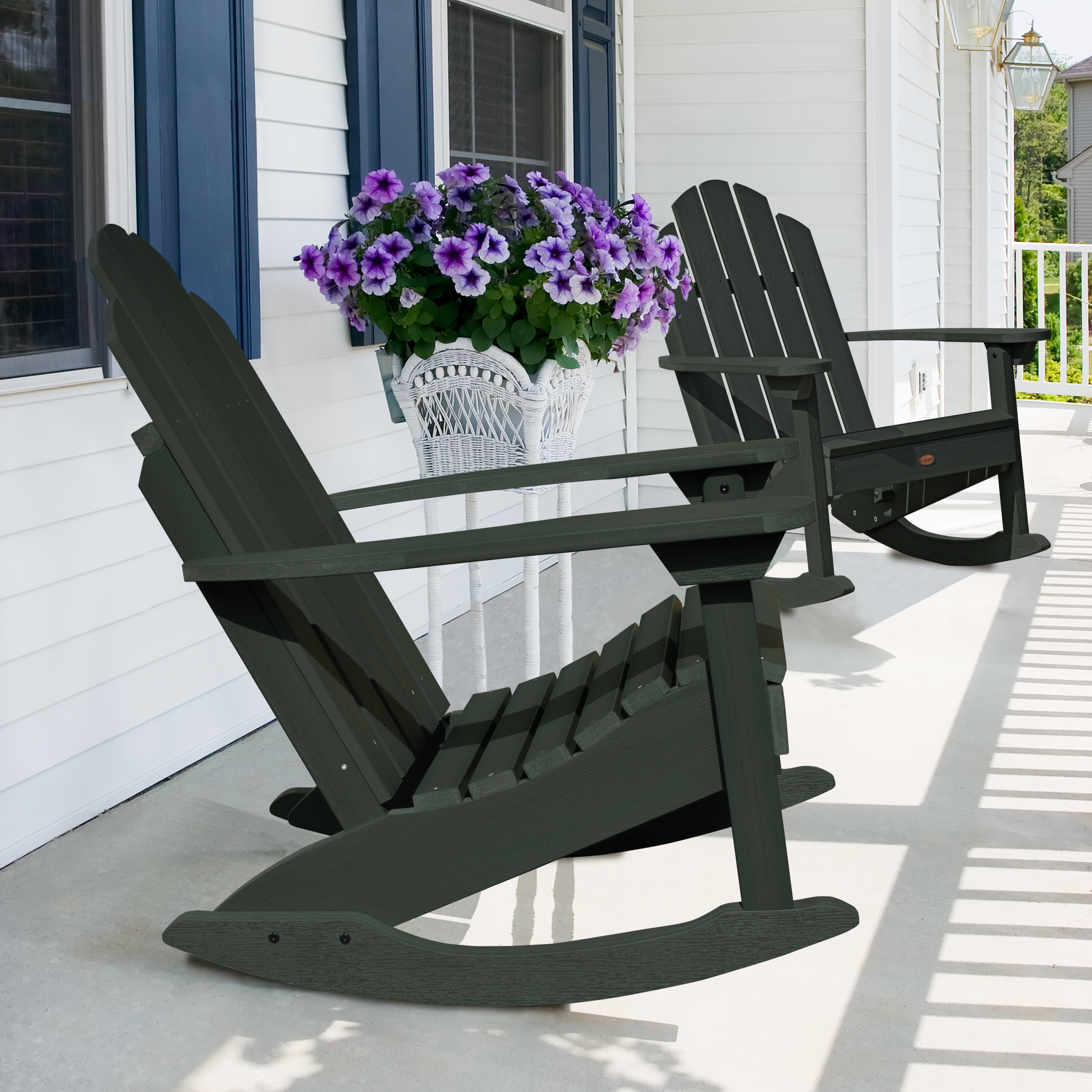 highwood® Eco-Friendly Classic Westport Adirondack Rocking Chair - image 2 of 4