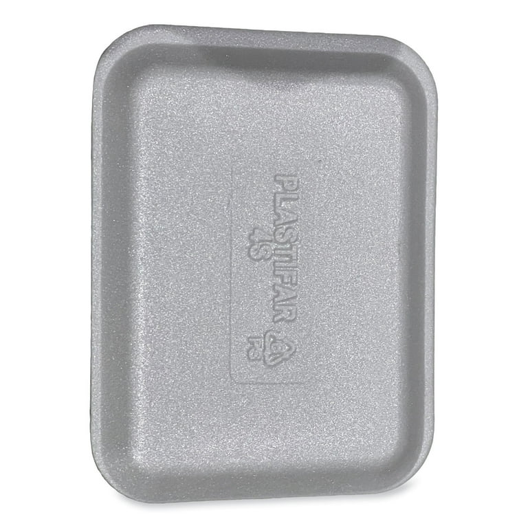 Meat Trays, #4S, 9.5 x 7.25 x 0.5, White, 500/Carton Meat Trays, #4S, 9.5 x 7.25 x 0.5, White, 500/Carton