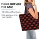 thumbnail image 2 of Fotbe Red Beautiful Lips Bolsa Tote Estética de Lona con Estampado para Mujer - Bolsa Reutilizable de Hombro Casual para Vacaciones, Compras, Trabajo y Gimnasio, 2 of 8