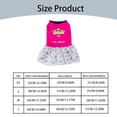 thumbnail image 3 of Dog Dress Shirt with Tulle Skirt, Holiday Theme Pet Clothes Apparel Outfits for Small Girl Dogs Puppy, Chihuahua Costume Dress for Party Cosplay Photo Hot Pink, 3 of 6