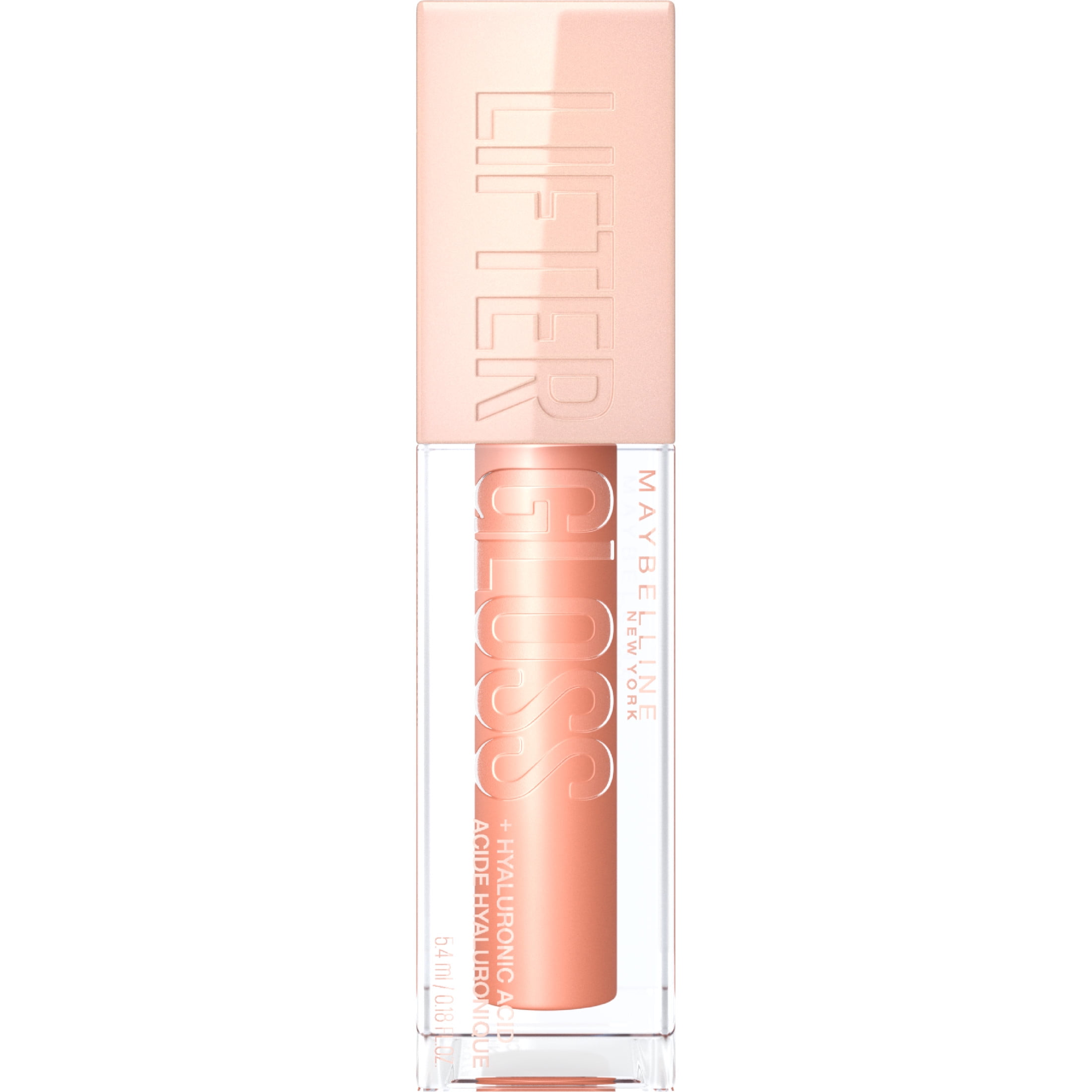 (2 pack) Maybelline Lifter Lip Gloss with Hyaluronic Acid, 007 Amber