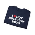 thumbnail image 3 of Bolivian Bolivia Wife Girlfriend Husband Sweatshirt Gifts Crew Neck Shirt, 3 of 3