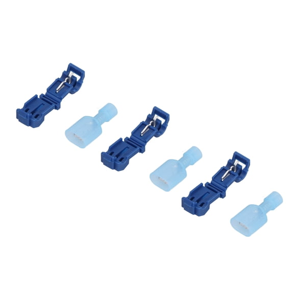 T Tap Wire Connectors, Strong Clamping Force Self Stripping Wires Terminals 120Pcs ABS+Nylon  for Home for Industrial Scenes