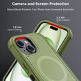 thumbnail image 5 of MyBat Pro Maverick Series Case with Holster and Tempered Glass for Apple iPhone 15 Plus (6.7) - Army Green, 5 of 8