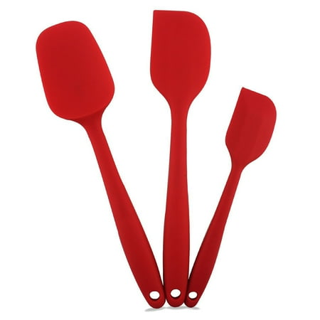 

Tmosphere Silicone Spatula Set Resistant Cooking Baking Scraper Spatulas Red Color