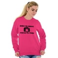 thumbnail image 4 of Born Shoot Forced Work Photographer Sweatshirt for Men or Women Brisco Brands S, 4 of 6