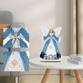 thumbnail image 4 of Diamond Art Painting Ornament, Blue Wings Angel Tabletop Decorations Special Shape Diamond Art for Home Decor Ornaments and Gifts, 4 of 7