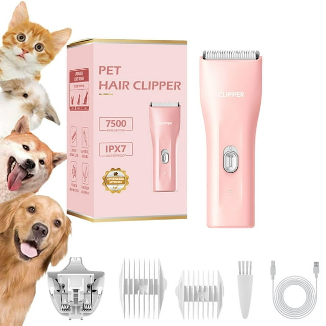Kit de Higiene para Perros Grimgrow Inalámbrico, Silencioso y Resistente al Agua