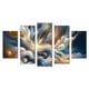 thumbnail image 1 of Cuadro Decorativo Cuadros Abigail Abstracto Nubes Colores Set de 5 Piezas, 1 of 5