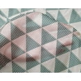 thumbnail image 5 of oneOone Silk Tabby Fabric Triangle Geometric Decor Fabric Printed BTY 42 Inch Wide, 5 of 5
