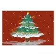 thumbnail image 2 of Merry Christmas Winter Xmas Tree 4 Pc Set-Placemats Set Anti-slip Dining Table Mats 12 X 18 Inch Holiday Fashions Dining Table Place Mats for Kitchen Dining Table,Kitchen Table Mats, 2 of 5