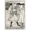 thumbnail image 2 of Percy J. Billinghurst 18x24 Black Ornate Framed Double Matted Museum Art Print Titled: The Lion and the Hunter (1900), 2 of 5