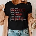 thumbnail image 4 of Gibobby Playera Manga Corta para Mujer Camisetas manga corta con estampado letras para mujer, blusa cuello redondo, camiseta informal, túnica, camisas igu(Negro,M), 4 of 5