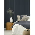 thumbnail image 5 of Seabrook Designs  Faux Board & Batten Prepasted Wallpaper 20.5 in. W x 33 ft. L - Dark Blue, 5 of 6