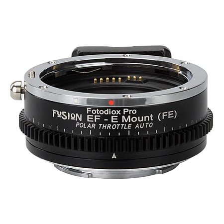 UPC: 0847372038213 | Fotodiox EOS-SnyE-P-PlrThrtl-Auto Vizelex Polar Throttle Fusion Smart AF Lens Adapter for Canon EOS EF D & SLR Lens to Sony Alpha E-Mount
