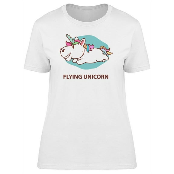 Flying Unicorn T-Shirt Women -Image by Shutterstock, Female Large