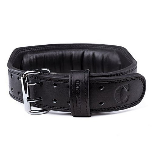 Contraband Black Label 4340 4in 7mm Top Grain Aniline Leather Weight Lifting Belt
