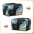 thumbnail image 3 of Fotbe Whimsical Cartoon Cow for Two Slice Toaster Cover, Fingerprint Protector, Super Soft Appliance Cover And Dust Cover,Bread Dust Cover & Fingerprint Protection, 3 of 7