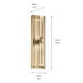 thumbnail image 6 of 52671CPZ Kichler Lighting Sycara - 32W 2 LED Wall Sconce-19 Inches Tall and 5 Inches Wide-Champagne Bronze Finish, 6 of 6