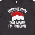 thumbnail image 4 of Inktastic Indonesian Gift Indonesia Flag Youth T-Shirt, 4 of 5