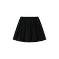 thumbnail image 5 of Fdqin Girls Skirt Set 2 Piece Outfits Button up Jacket Sweatshirt and Pleated Mini Skirts Fall Winter Clothes Black 11-12 Years, 5 of 10