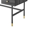 thumbnail image 6 of Modway Nexus Metal Tubular Frame Home Office Desk in Black Charcoal/Gold, 6 of 10