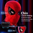 thumbnail image 5 of Superhero Mechanical Eyes Homecoming Mask - Super Hero Full Mask Moving Lenses Cosplay Wearable Prop Super Hero Cosplay Costume Accessory for Fans, Halloween Party, Birthday Gift, 5 of 7