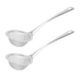 thumbnail image 4 of 2Pcs Flour Sieves Flour Sifter Net Stainless Steel Flour Strainer (Silver), 4 of 9
