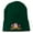 Green, variant on Merry Christmas Santa Claus Embroidered Beanie - White OSFM