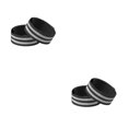 thumbnail image 3 of Greeniant 2X bandas reflectantes brazo cinturón brazalete led correa reflector alta visibilidad correr pesca negro / 5 cm Negro/5CM 2Conjunto, 3 of 6