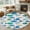 Pink, variant on Round Area Rugs Collection 3 Ft, Pink Fishes Non-Slip Residential Carpet, Cartoon Coastal Ocean Fish Striped Indoor Crawling Mats Doormat Runner Rugs Play Mat forBedroom