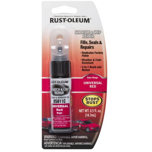 RustOleum Automotive Scratch and Chip Repair Marker, Universal Flat