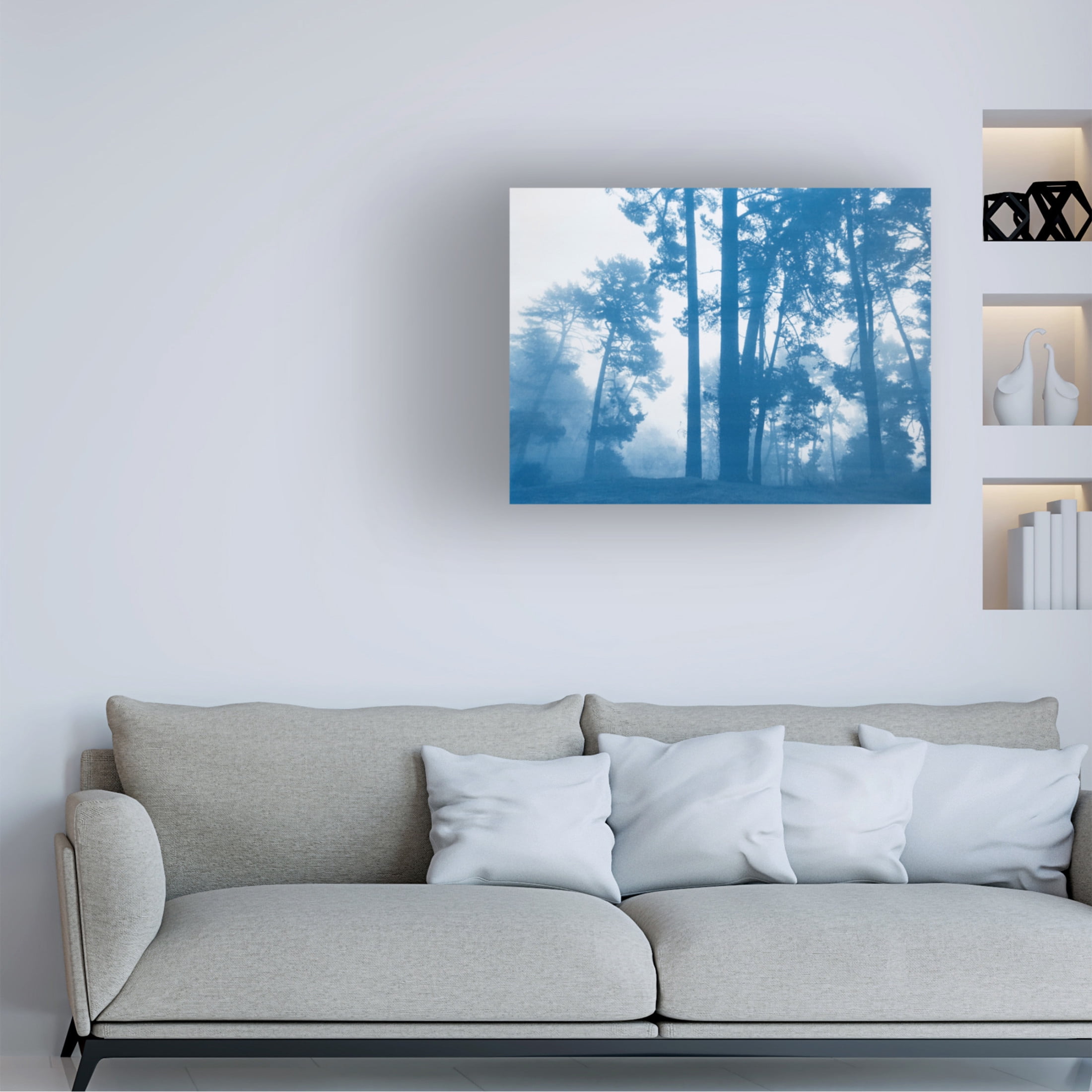 Canvas Wall Art - Christine So 'Morning Valley Light' Wall Art for Living Room, Bedroom, or Office Décor by Trademark Fine Art - 24 x 18 Inches