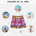 thumbnail image 6 of FORMRS Boys Swim Trunks Quick Dry Mesh Liner Boardshorts Sizes XS-XL, Large Purple Flowers, 6 of 7