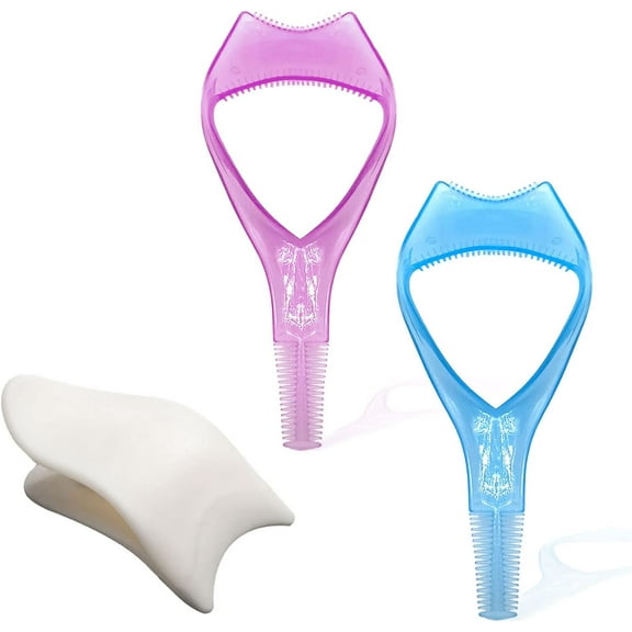 3pcs Makeup Eyelash Tool, Eyelash Combs, Mascara Shield Applicators, Eye Makeup Tool Mascara Stencil for Ladies Girls Women Beginners