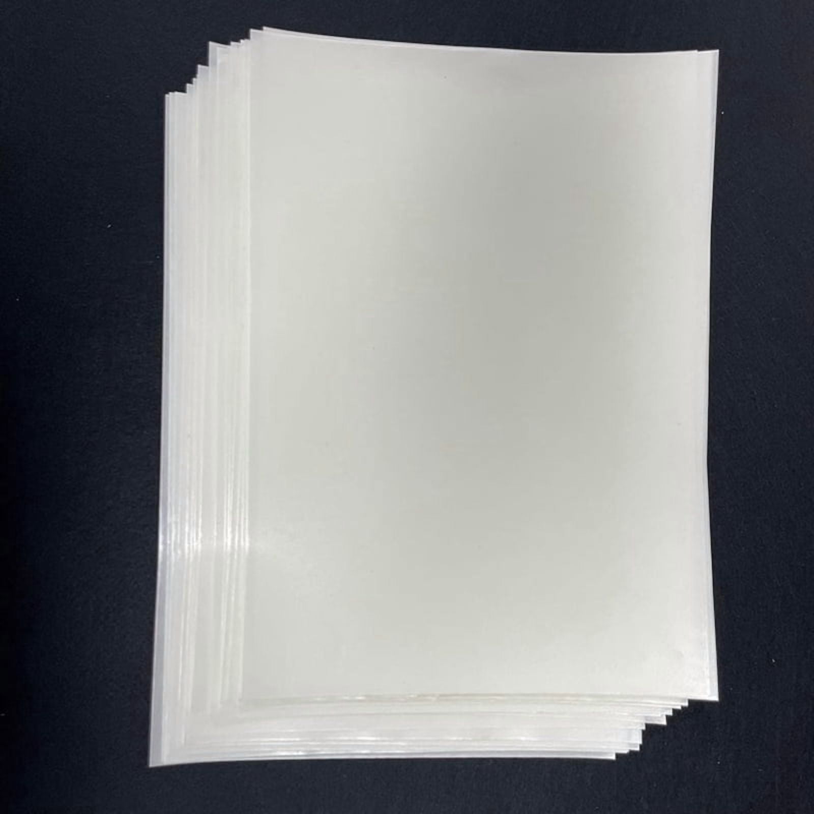Iron on Adhesive Sheets 40PCS,Double-Sided Heat Melt Fabric Sheet, A4 Size Fusible Adhesive Sheets, Fusible Interfacing